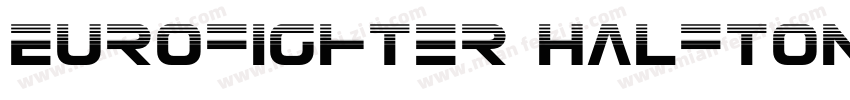 Eurofighter Halftone Italic字体转换